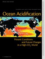 Ocean Acidification: Present Conditions and Future Changes in a High-CO₂ World