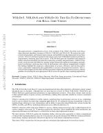 YOLOv5, YOLOv8 AND YOLOv10: THE GO-TO DETECTORS FOR REAL-TIME VISION