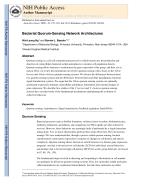Bacterial Quorum-Sensing Network Architectures