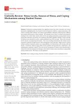 Umbrella Review: Stress Levels, Sources of Stress, and Coping Mechanisms among Student Nurses