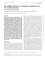The CGView Server: a comparative genomics tool for circular genomes