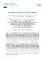 Global fire emissions estimates during 1997–2016