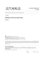 Manifesto of the Communist Party