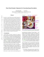 Deep Visual-Semantic Alignments for Generating Image Descriptions