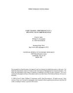 PAIRS TRADING: PERFORMANCE OF A RELATIVE VALUE ARBITRAGE RULE
