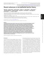 Recent advances in the epithelial barrier theory