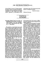 1986 Book Reviews: Political Economy