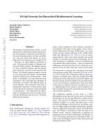 FeUDal Networks for Hierarchical Reinforcement Learning