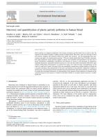 Discovery and quantification of plastic particle pollution in human blood