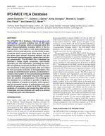 IPD-IMGT/HLA Database
