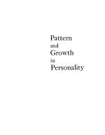 Pattern and Growth in Personality