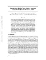 Regularizing Hidden States Enables Learning Generalizable Reward Model for LLMs
