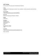 Isoprene and Monoterpene Emission Rate Variability: Model Evaluations and Sensitivity Analyses