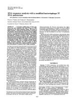 DNA sequence analysis with a modified bacteriophage T7 DNA polymerase