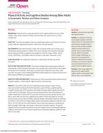 Physical Activity and Cognitive Decline Among Older Adults: A Systematic Review and Meta-Analysis