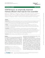 SOAPdenovo2: an empirically improved memory-efficient short-read de novo assembler