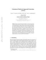 Evaluation of Retrieval-Augmented Generation: A Survey