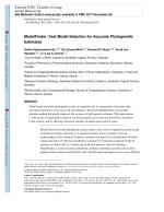 ModelFinder: Fast Model Selection for Accurate Phylogenetic Estimates