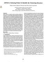 OPTICS: Ordering Points To Identify the Clustering Structure
