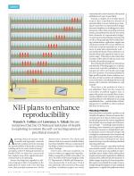 NIH plans to enhance reproducibility