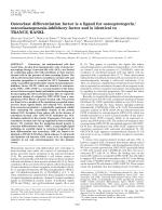 Osteoclast differentiation factor is a ligand for osteoprotegerin/osteoclastogenesis-inhibitory factor and is identical to TRANCE/RANKL
