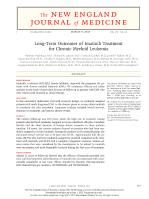 Long-Term Outcomes of Imatinib Treatment for Chronic Myeloid Leukemia