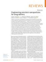 Engineering precision nanoparticles for drug delivery