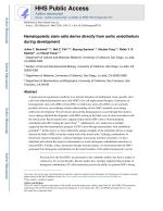 Hematopoietic stem cells derive directly from aortic endothelium during development