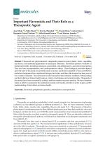 Important Flavonoids and Their Role as a Therapeutic Agent