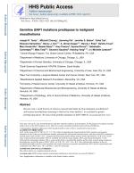 Germline BAP1 mutations predispose to malignant mesothelioma