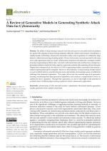 A Review of Generative Models in Generating Synthetic Attack Data for Cybersecurity