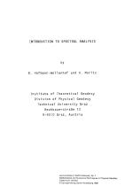 INTRODUCTION TO SPECTRAL ANALYSIS