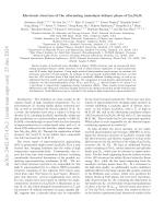 Electronic structure of the alternating monolayer-trilayer phase of La3Ni2O7