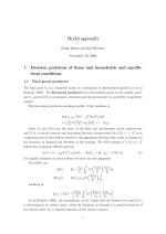 Model appendix