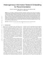 Heterogeneous Information Network Embedding for Recommendation