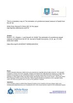 The estimation of a preference-based measure of health from the SF-36