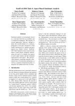 SemEval-2014 Task 4: Aspect Based Sentiment Analysis