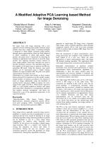 A Modified Adaptive PCA Learning based Method for Image Denoising