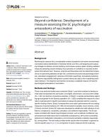Beyond confidence: Development of a measure assessing the 5C psychological antecedents of vaccination