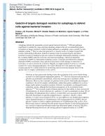Galectin-8 targets damaged vesicles for autophagy to defend cells against bacterial invasion