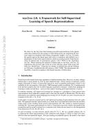 wav2vec 2.0: A Framework for Self-Supervised Learning of Speech Representations