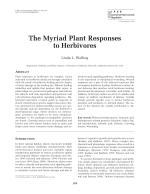 The Myriad Plant Responses to Herbivores