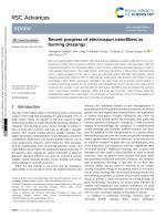 Recent progress of electrospun nanofibers as burning dressings
