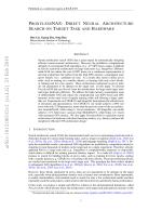 PROXYLESSNAS: DIRECT NEURAL ARCHITECTURE SEARCH ON TARGET TASK AND HARDWARE