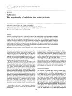 Subtilases: The superfamily of subtilisin-like serine proteases