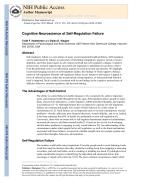 Cognitive Neuroscience of Self-Regulation Failure
