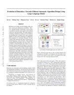 Evolution of Heuristics: Towards Efficient Automatic Algorithm Design Using Large Language Model