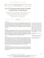 Use of a Continuous-Flow Device in Patients Awaiting Heart Transplantation