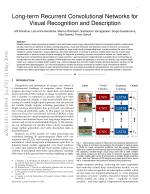 Long-term Recurrent Convolutional Networks for Visual Recognition and Description
