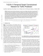 T-GCN: A Temporal Graph Convolutional Network for Traffic Prediction